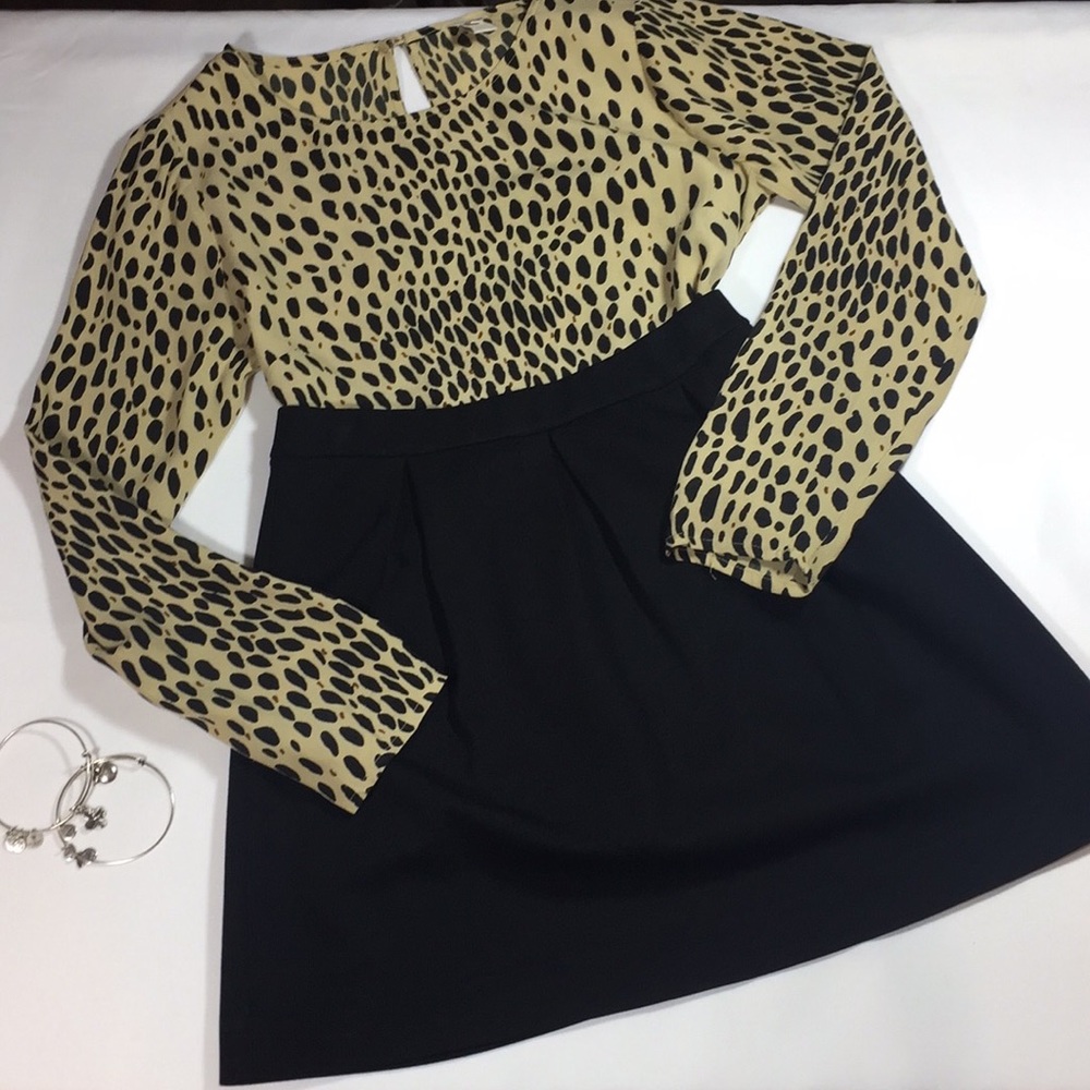 J Crew Leopard Blouse
